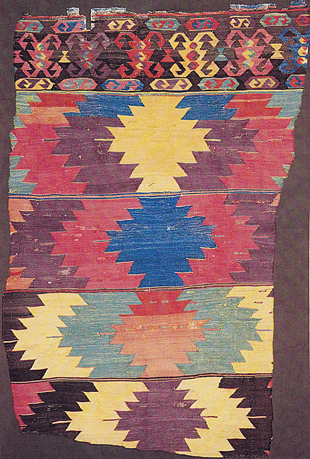 Schlitzkelim Westanantolien 396×186cm
